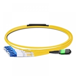 MPO to 12 LC (6 Duplex LC) Breakout Cable, Singlemode OS2