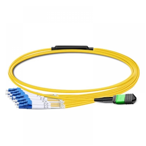 MPO to 12 LC (6 Duplex LC) Breakout Cable, Singlemode OS2