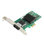 PCIe Gigabit Ethernet Fiber Network Interface Card, PCI Express x1 Intel 82575EB Chipset 1000Base-SX MM Fiber NIC, Single SC Port