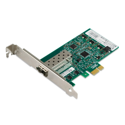 PCIe Fast Ethernet 100Base-FX Fiber Network Interface Card, Intel 82574 Chipset PCIe x1 Fiber NIC, Single FE SFP Port