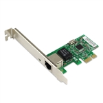 PCIe Gigabit Ethernet Single RJ45 Port Network Interface Card, PCI Express x1 Intel I211 Chipset Desktop Network Adapter