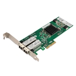 PCIe x4 Gigabit Ethernet Fiber NIC, Broadcom 5715 Chipset 1000Base-SX MM Server Network Adapter, Dual LC Port