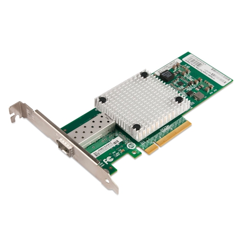 PCIe x8 10G Ethernet Fiber NIC, Intel 82599 Chipset 10GBase-SR/LR Server Network Adapter, Single SFP+ Port