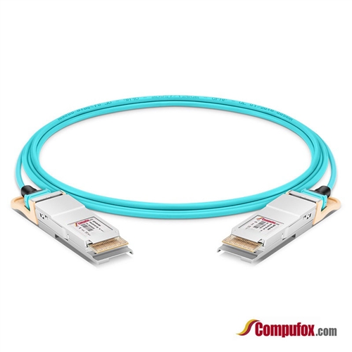 QDD-400G-AOC-10M | Juniper Networks Compatible 400G QSFP-DD AOC Cable