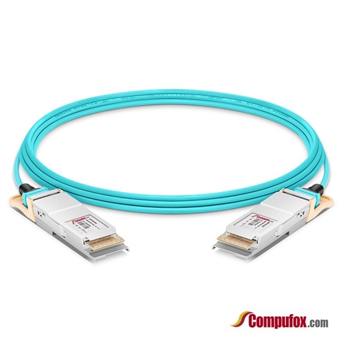 QDD-400G-AOC-20M | Juniper Networks Compatible 400G QSFP-DD AOC Cable