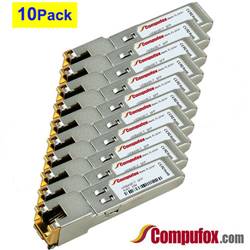 10PK - SFP-10G-T-X Compatible Transceiver for Cisco Catalyst 6800 Series (C6832-X-LE)