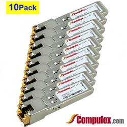 10PK - SFP-10G-T-X Compatible Transceiver for Cisco Catalyst 3650 Series (WS-C3650-48PD)